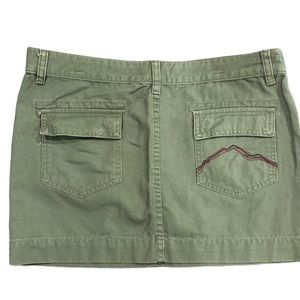 Burton Army Green Mini Skirt Size 7